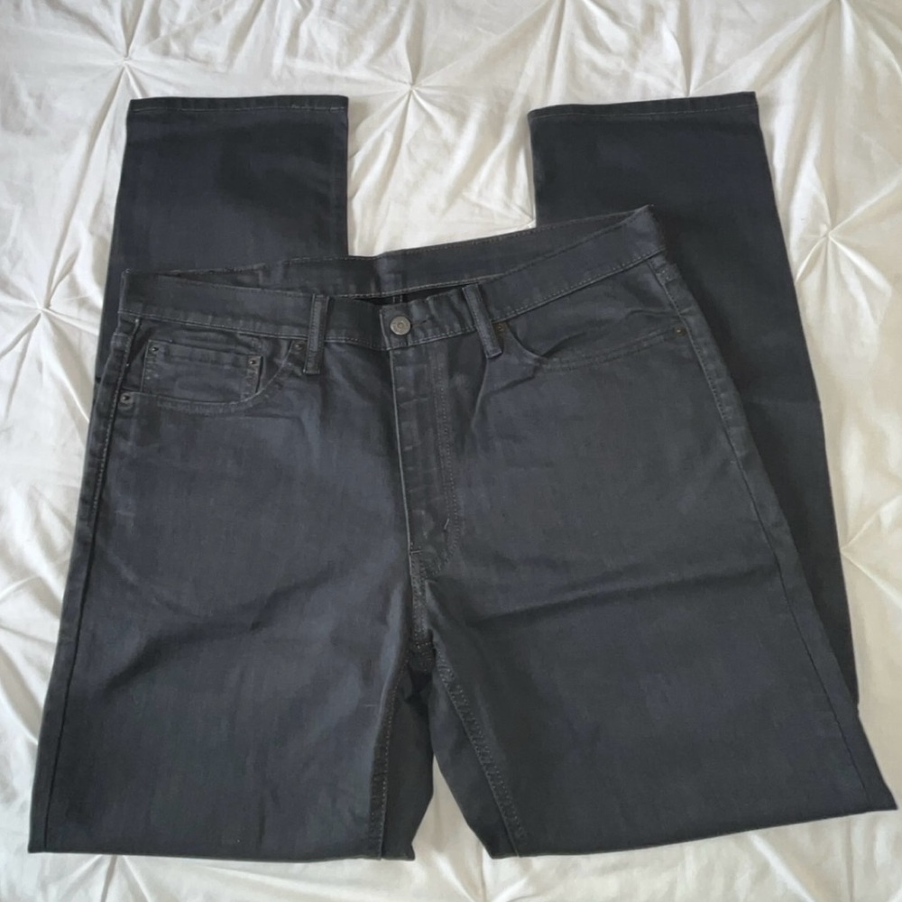 Levi's Men's Straight Jeans - Dark Gray